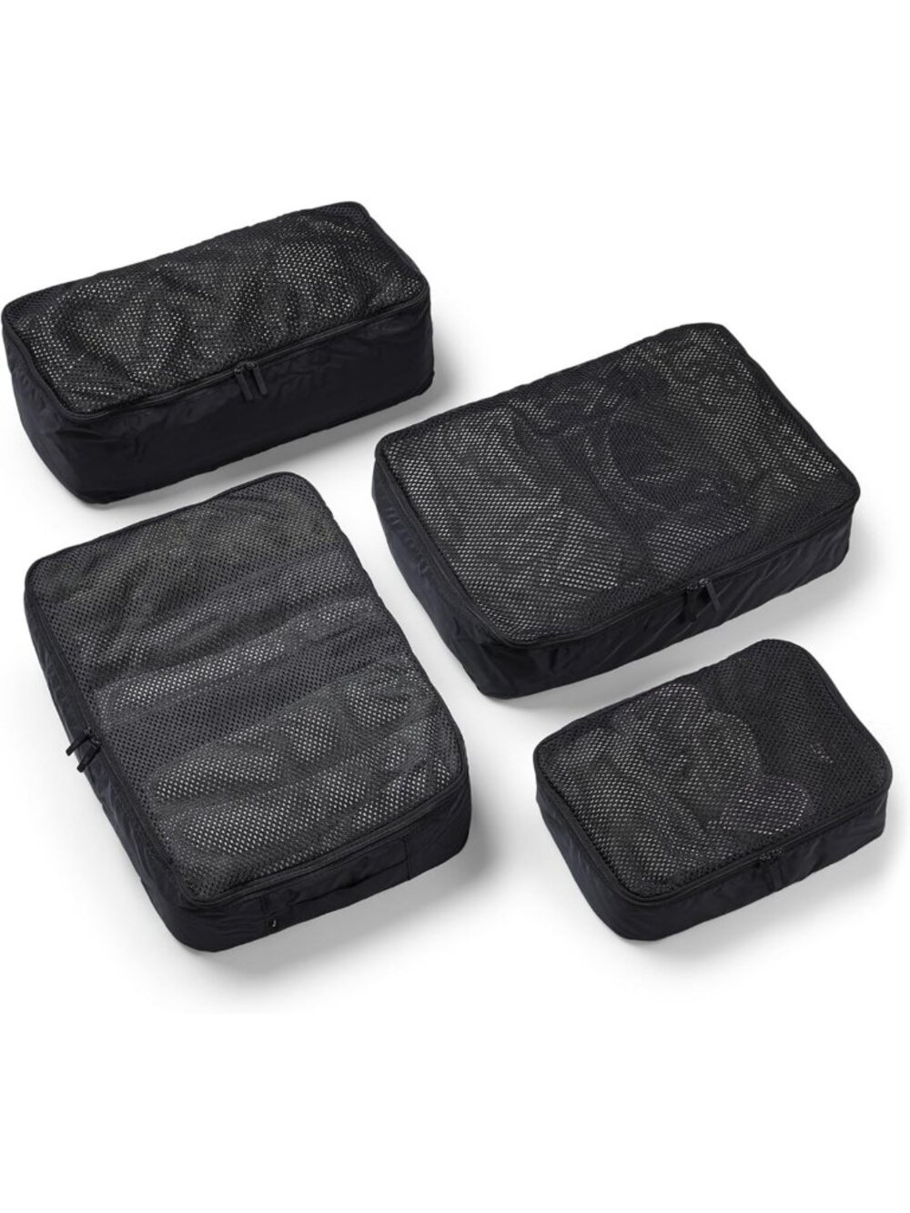 4 Set Packing Cubes - Travel Organizer Bags, Lightweight Luggage Storage